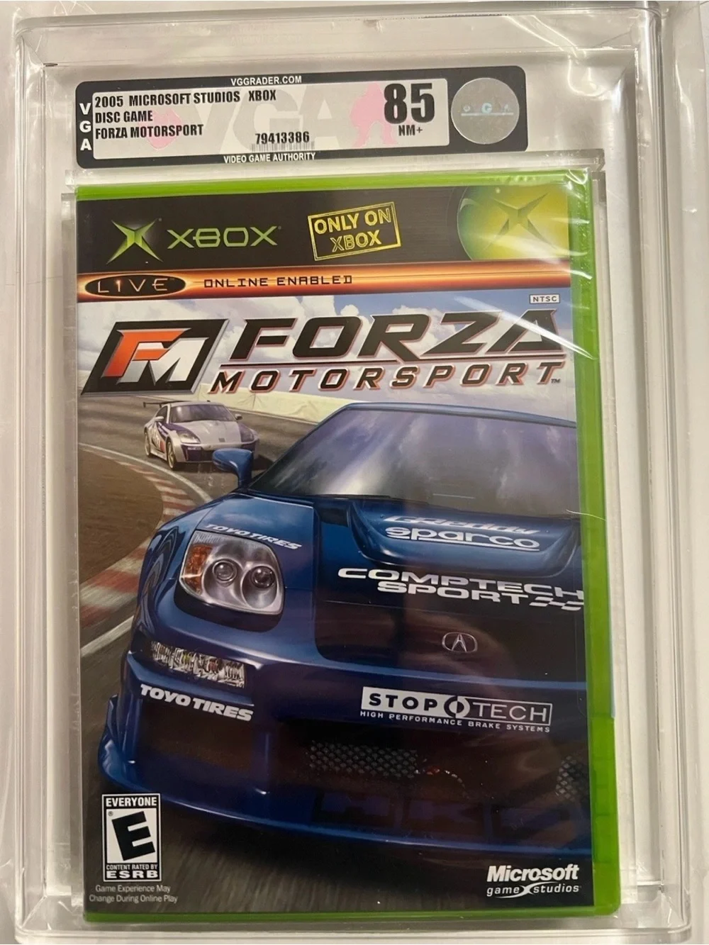 Microsoft Xbox Forza Motorsport 85 V G A Graded Disc Game